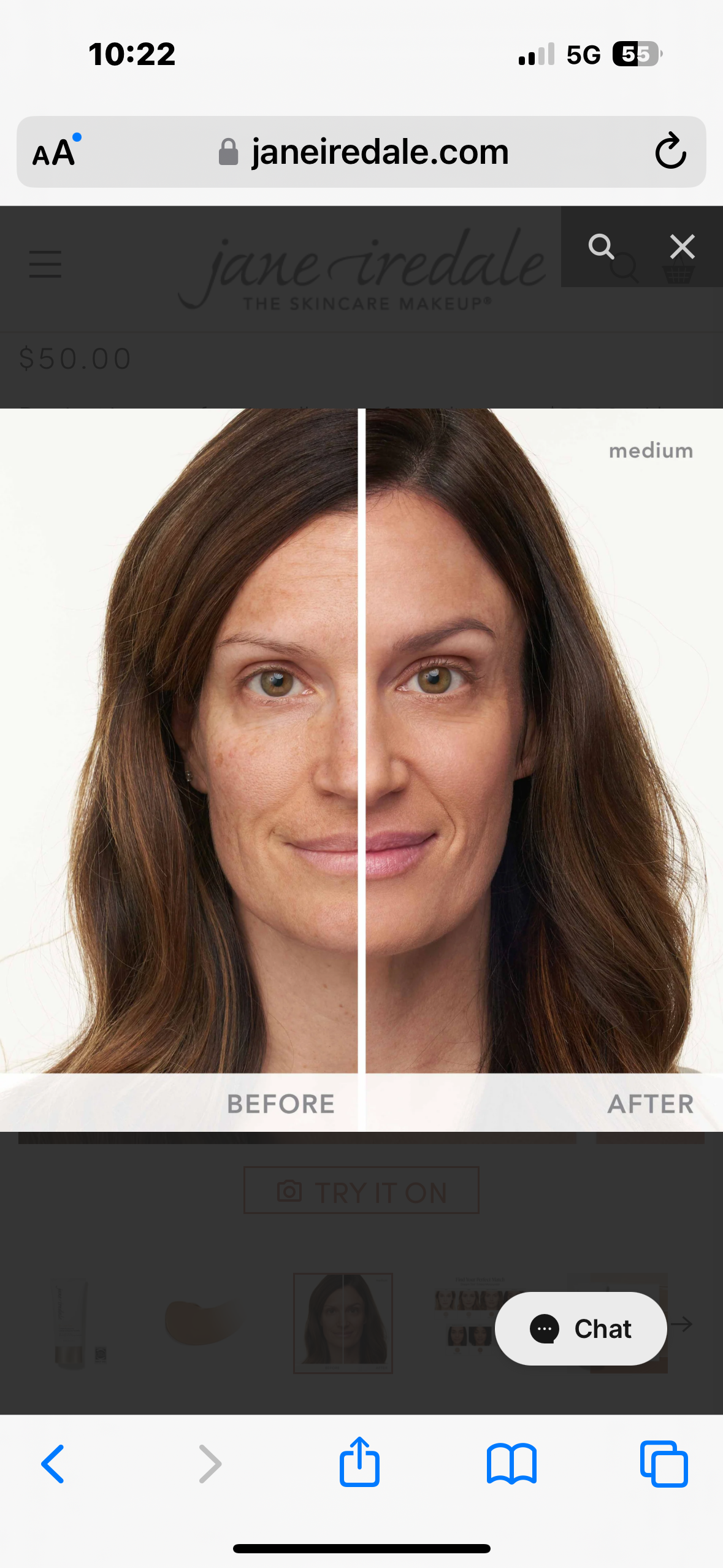 Jane Iredale Tinted Moisturizer- Medium