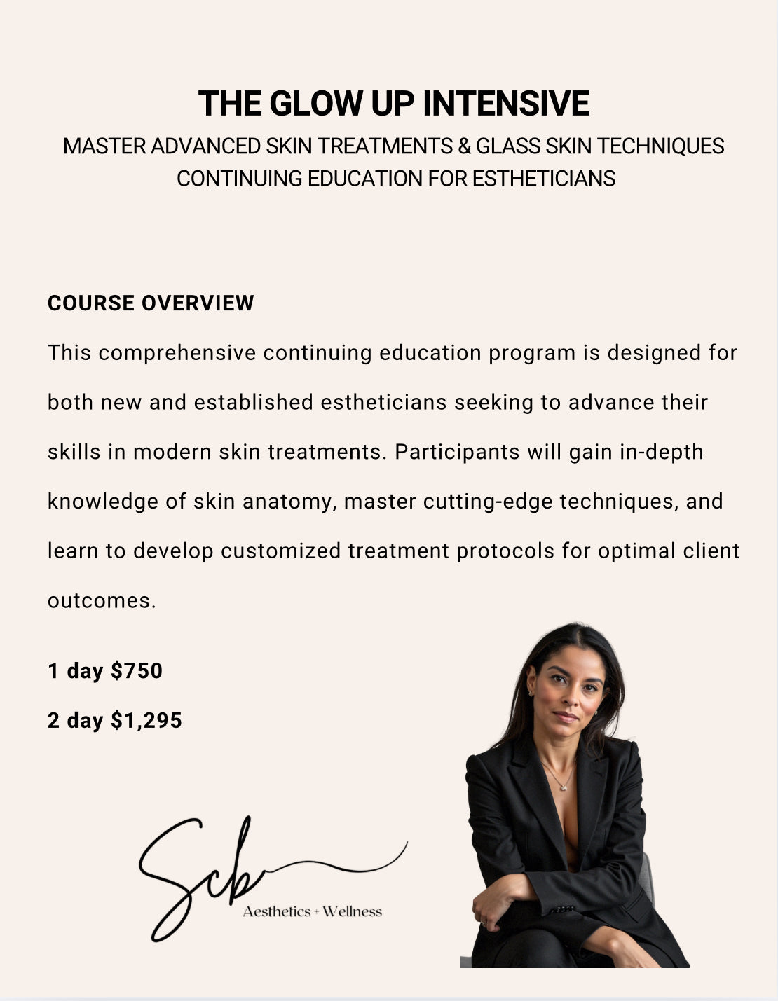 Glow Up Intensive Course