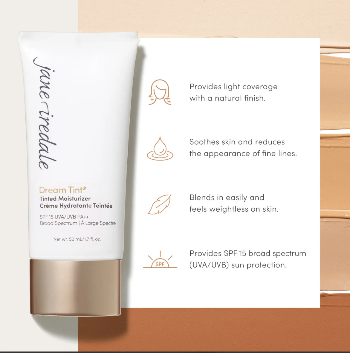 Jane Iredale Tinted Moisturizer- Medium Light