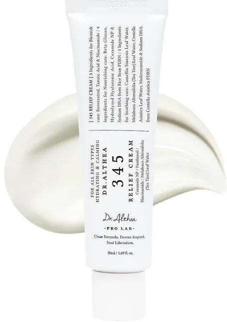 Dr. Athera 345 Relief Cream tube with white background