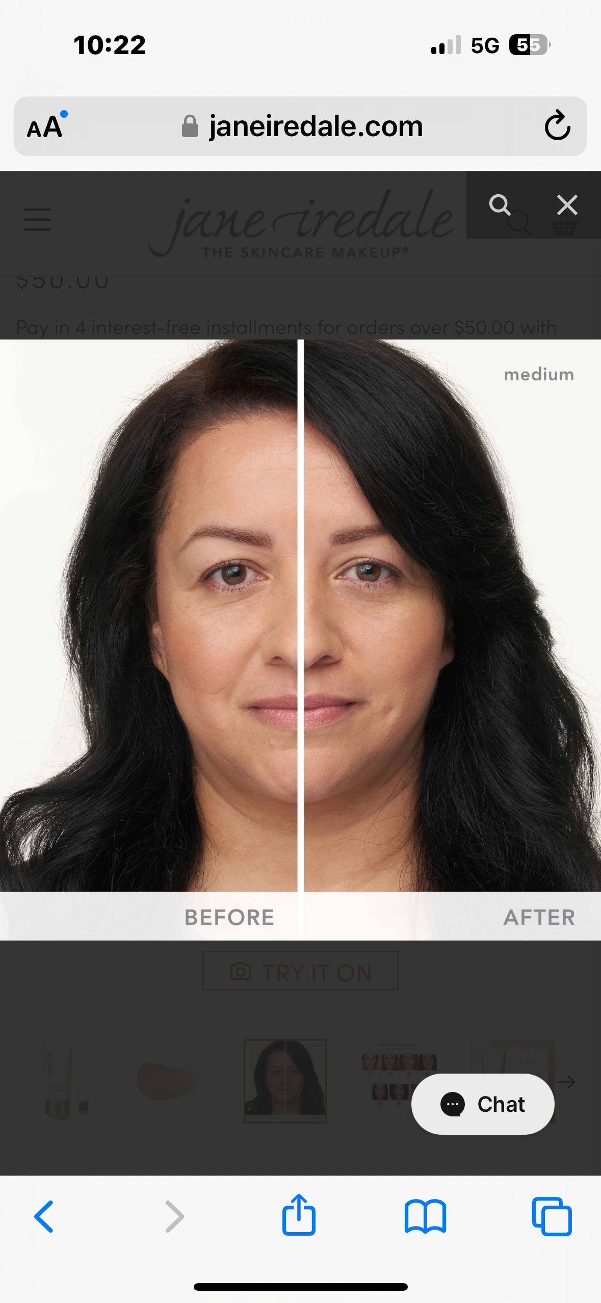 Jane Iredale Tinted Moisturizer- Medium Light