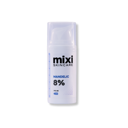 Skincare product bottle labeled &