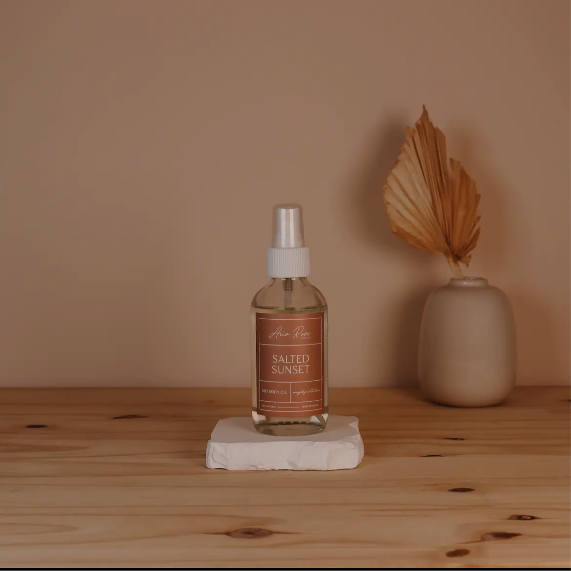 Aria Rose-Salted Sunset Dry Body Oil