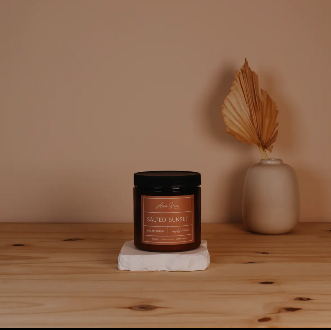 Aria Rose-Salted Sunset Sugar Scrub