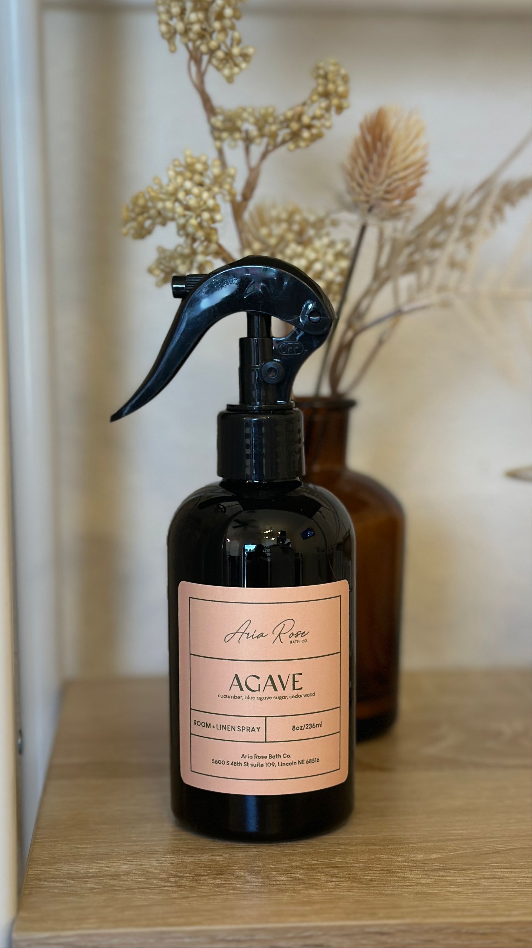 Aria Rose Agave Room + Linen Spray