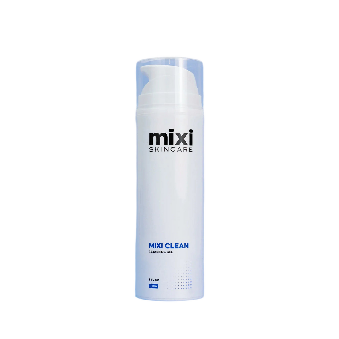 Skincare product bottle labeled &